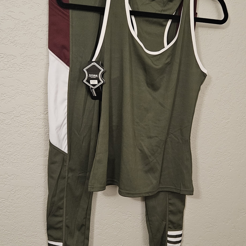 Olive Green Activewear Set